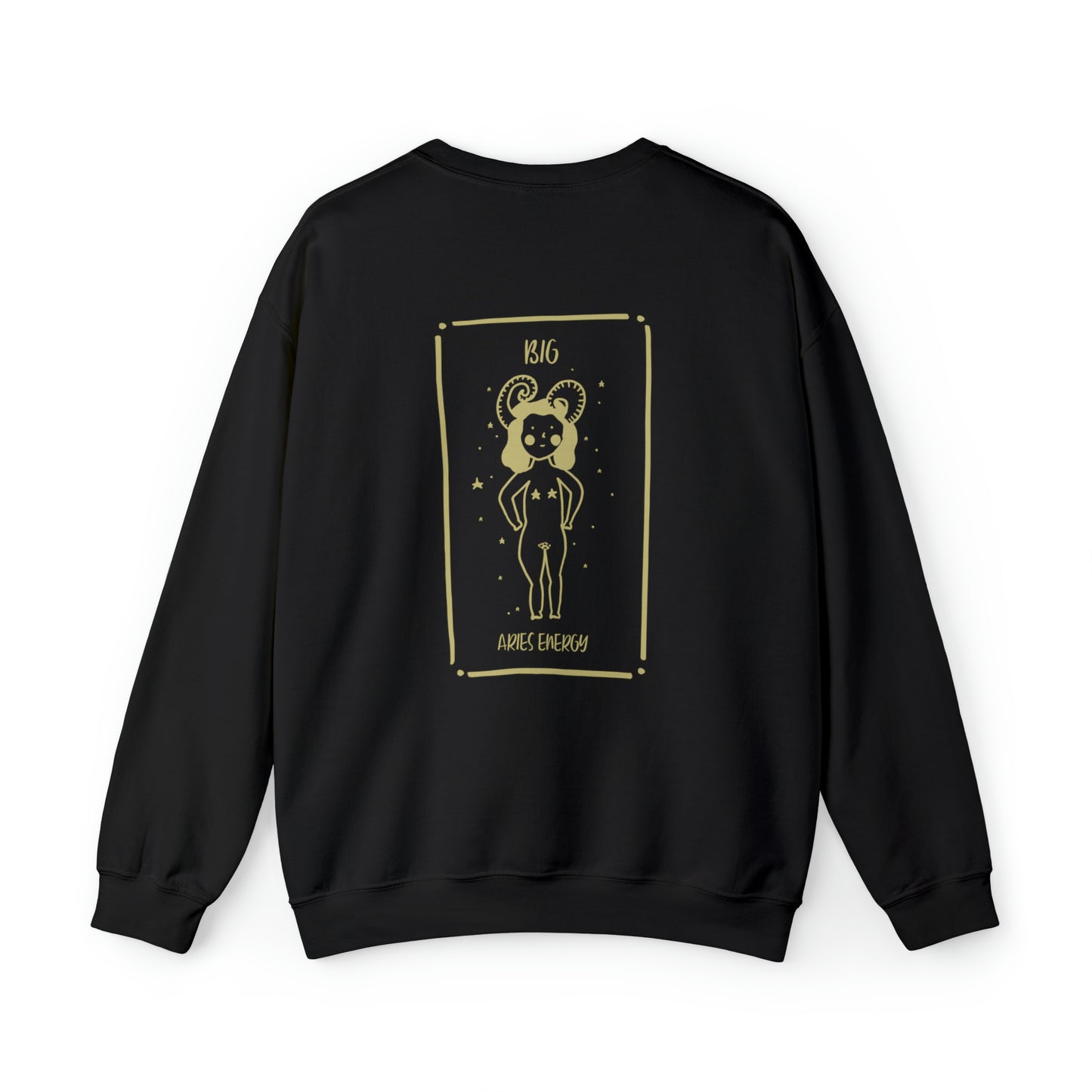 Big Aries Energy Zodiac Crewneck