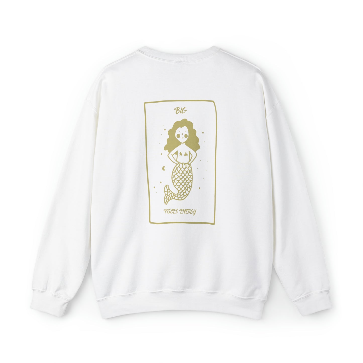 Big Pisces Energy Zodiac Crewneck