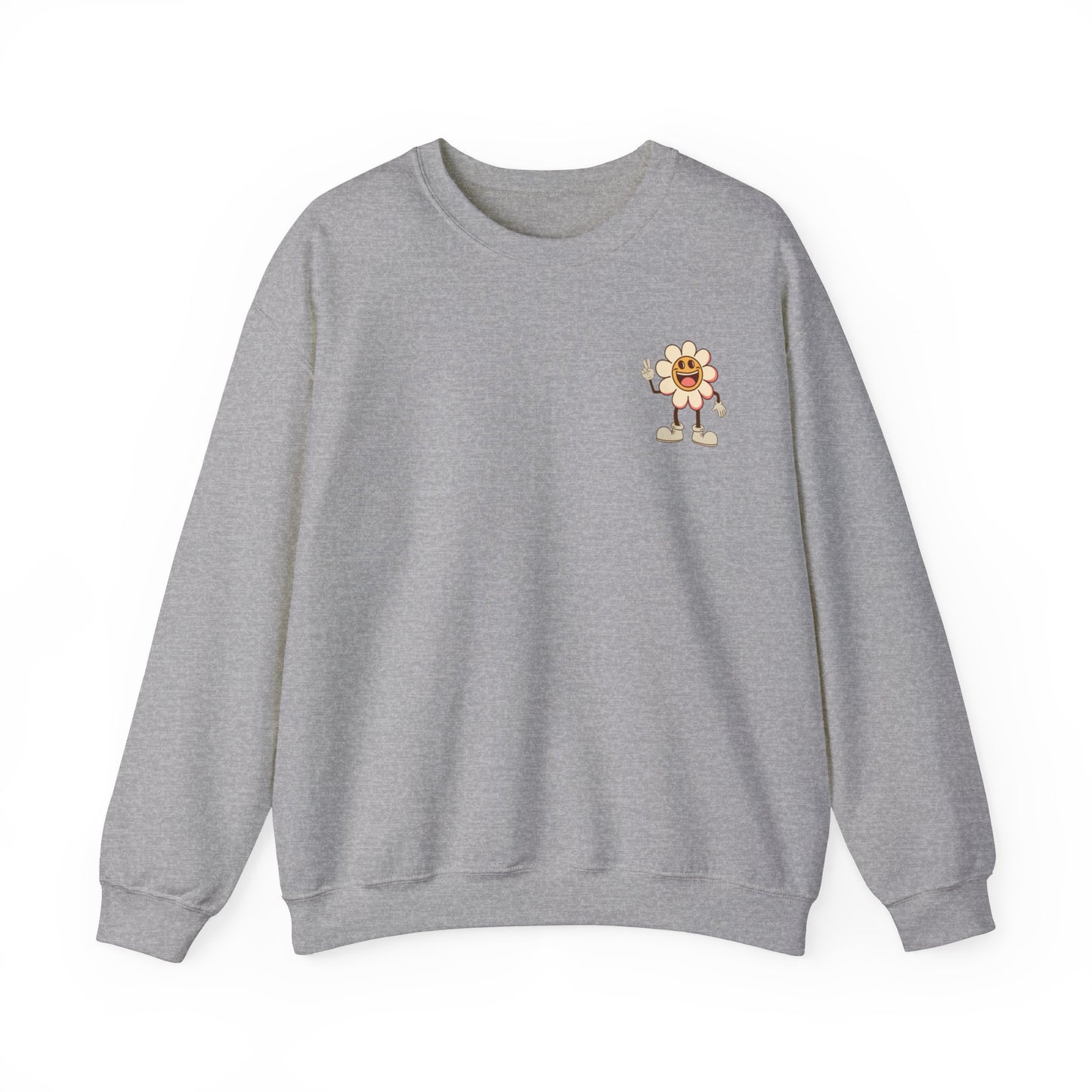 Stay Trippy Vintage Flower Crewneck