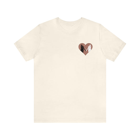 Darkness And Light Heart Tee