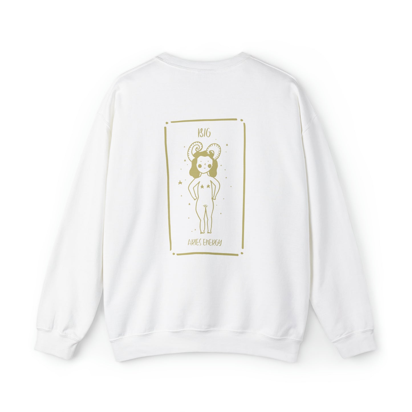 Big Aries Energy Zodiac Crewneck