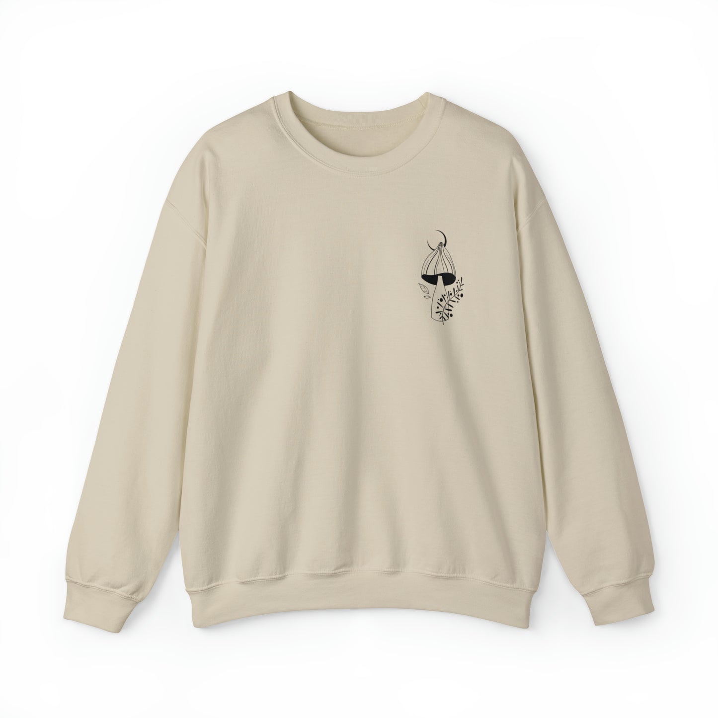 Grow Positive Thoughts Mushroom Crewneck