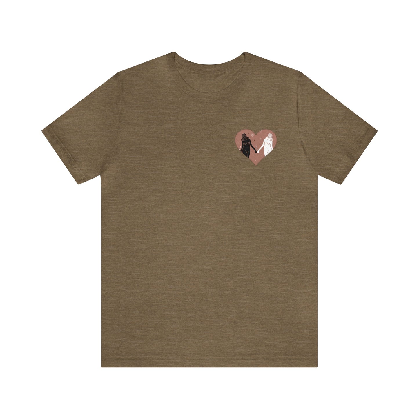 Darkness And Light Heart Tee