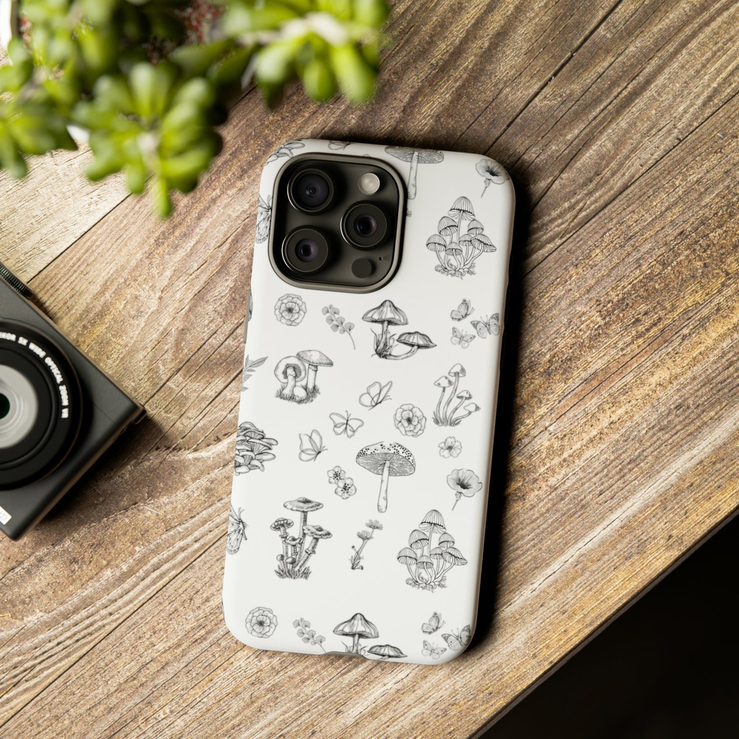 Shrooms + Blooms Phone Case