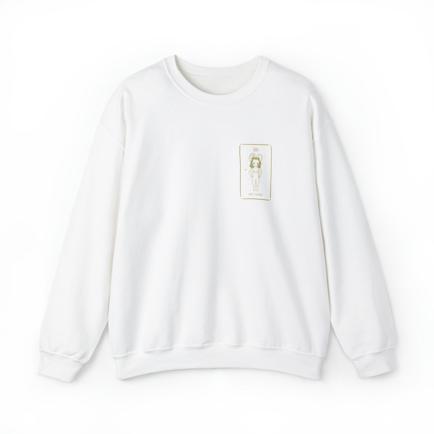 Big Aries Energy Zodiac Crewneck