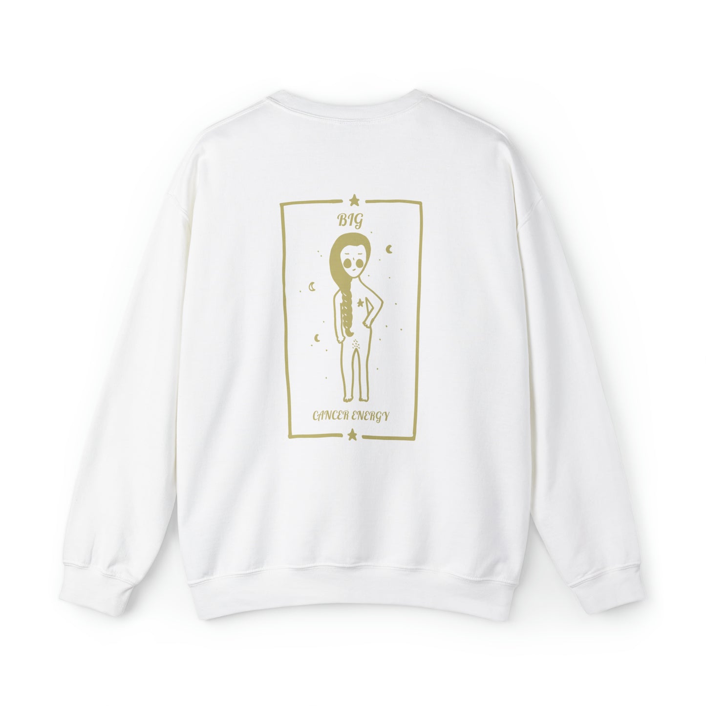 Big Cancer Energy Zodiac Crewneck