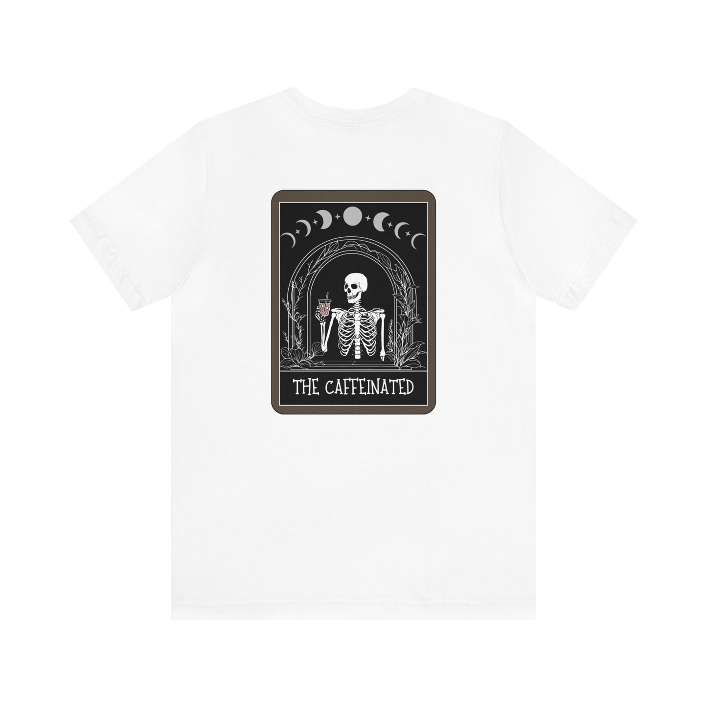 Caffeinated Black Tarot Card Tee