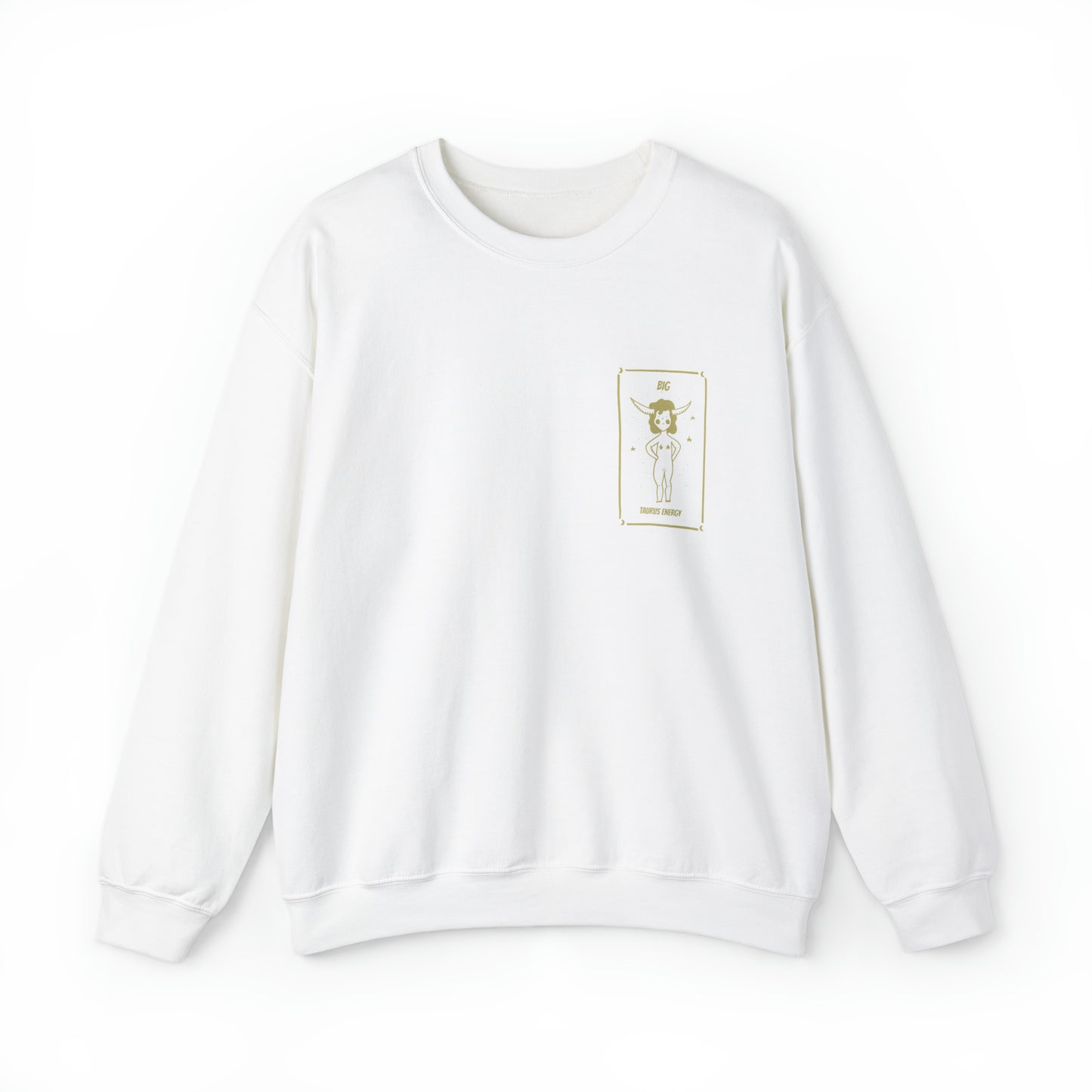 Big Taurus Energy Zodiac Crewneck