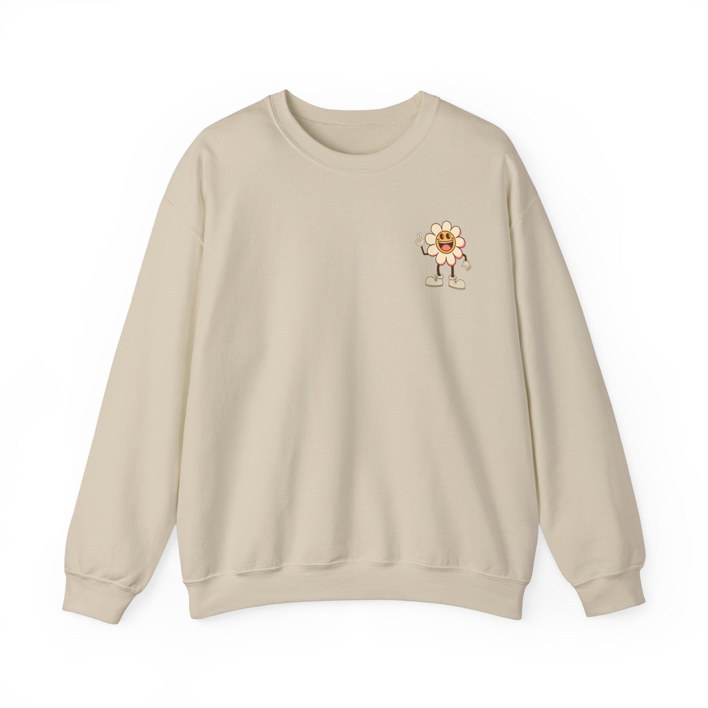 Stay Trippy Vintage Flower Crewneck