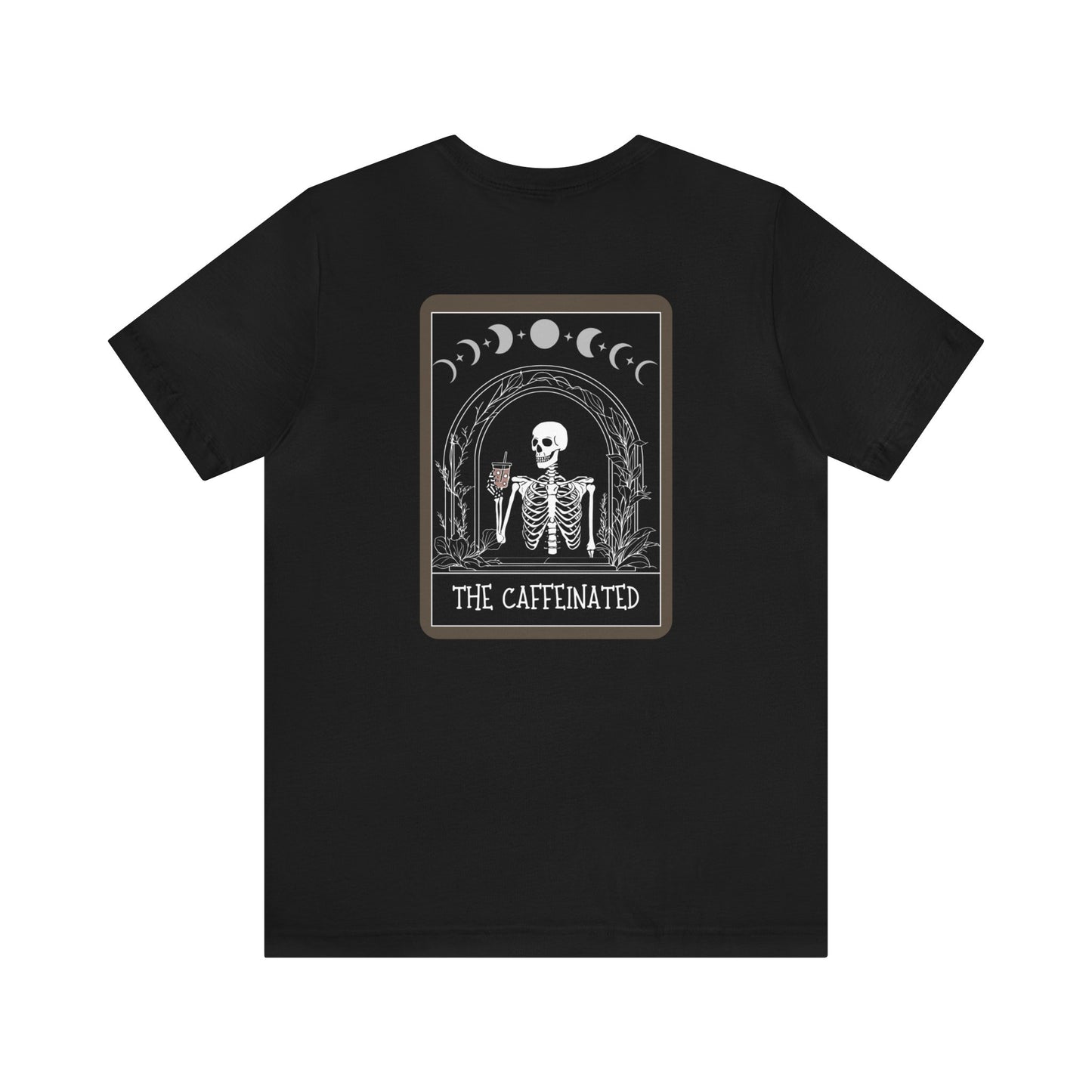 Caffeinated Black Tarot Card Tee