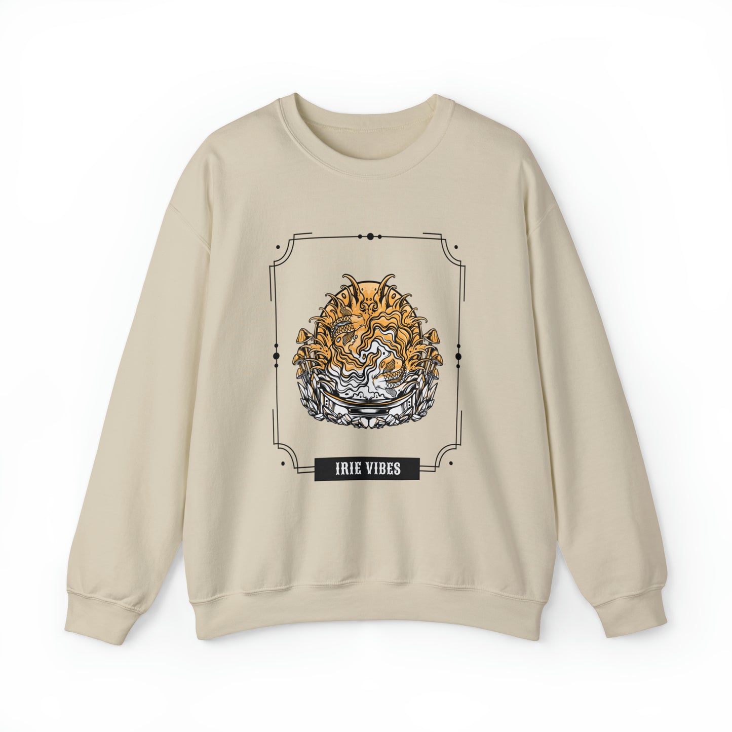 Koi Fish Irie Vibes Crewneck Sweater