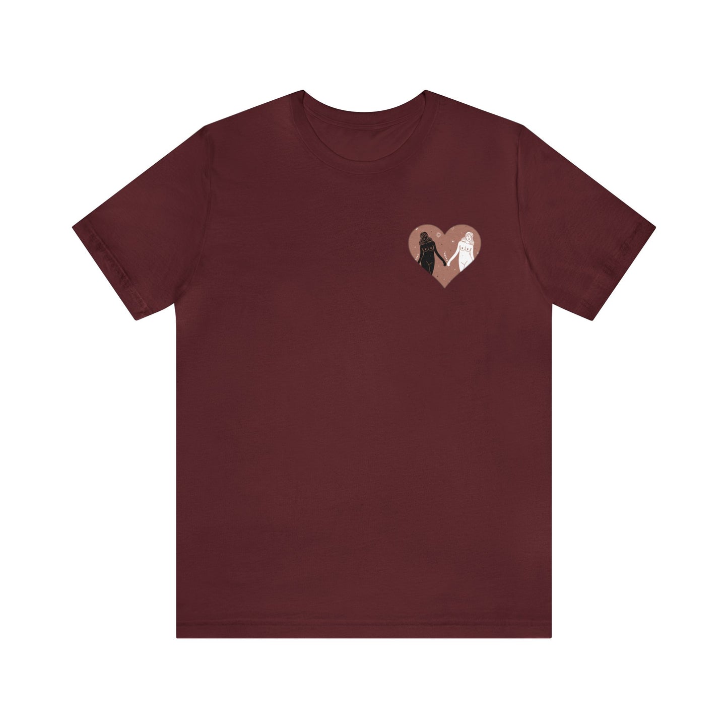 Darkness And Light Heart Tee