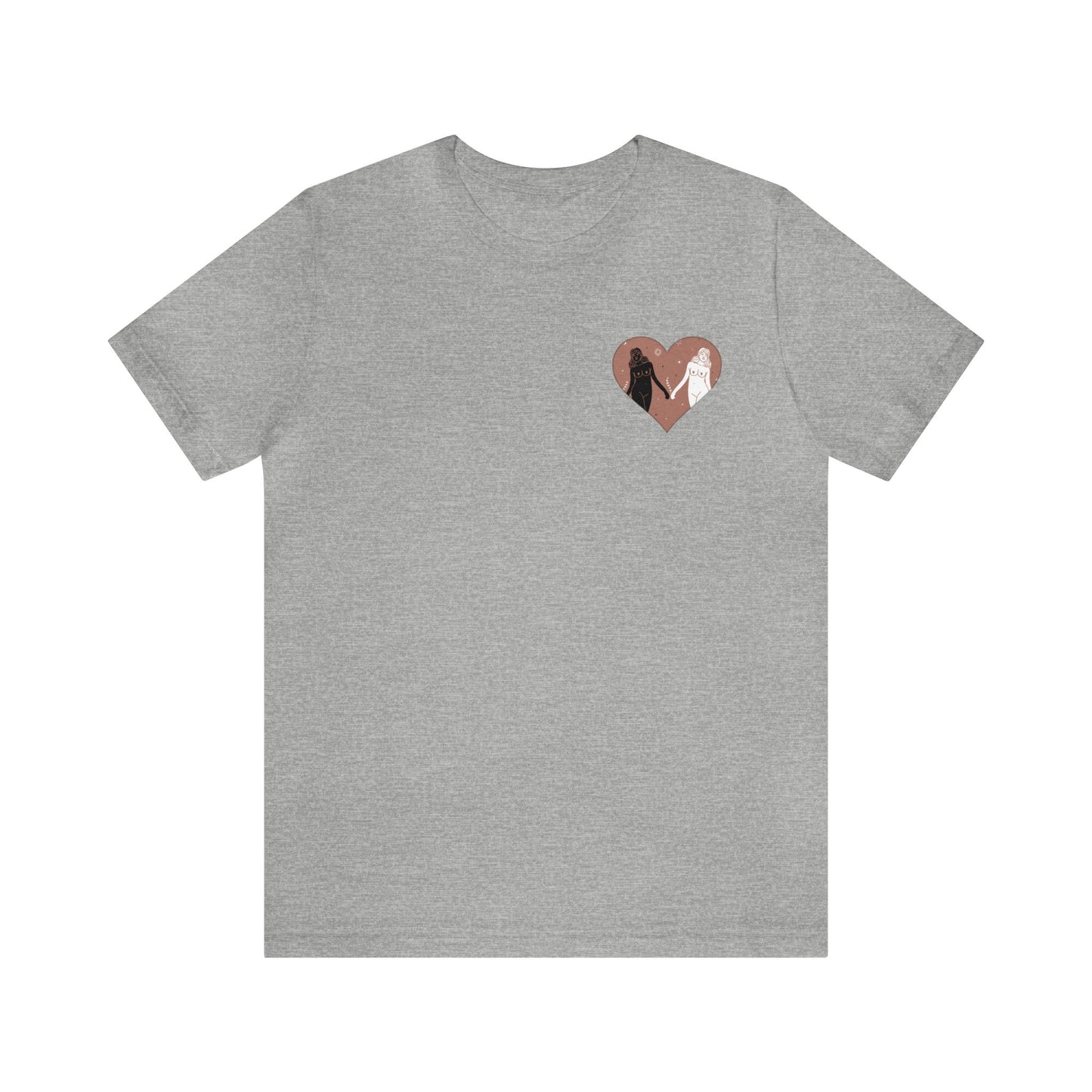 Darkness And Light Heart Tee