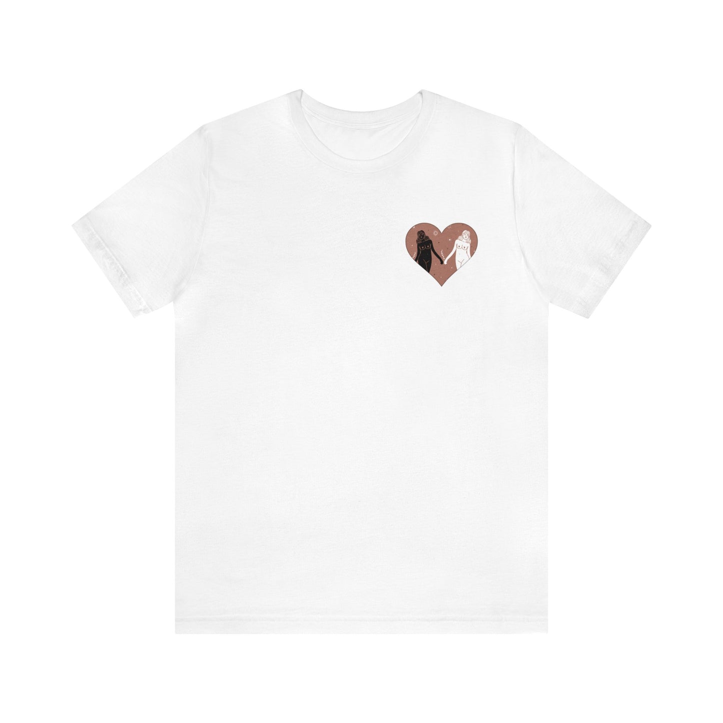 Darkness And Light Heart Tee