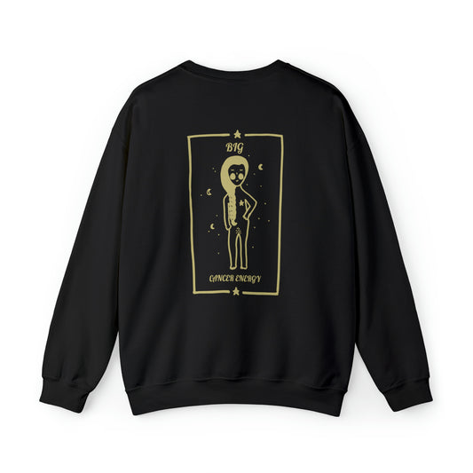 Big Cancer Energy Zodiac Crewneck