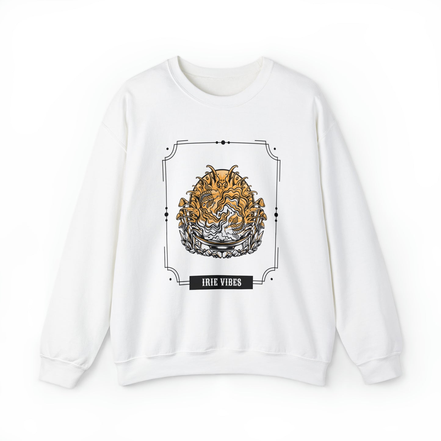 Koi Fish Irie Vibes Crewneck Sweater