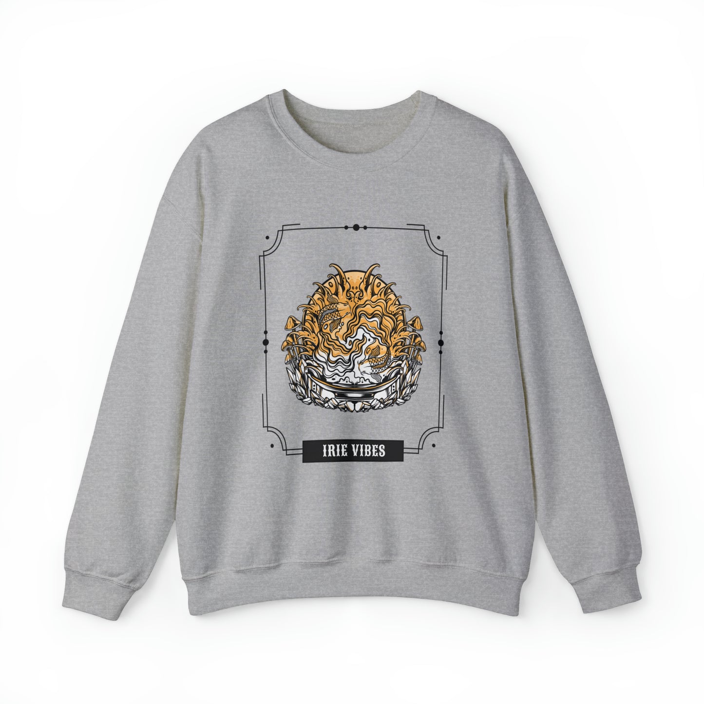 Koi Fish Irie Vibes Crewneck Sweater