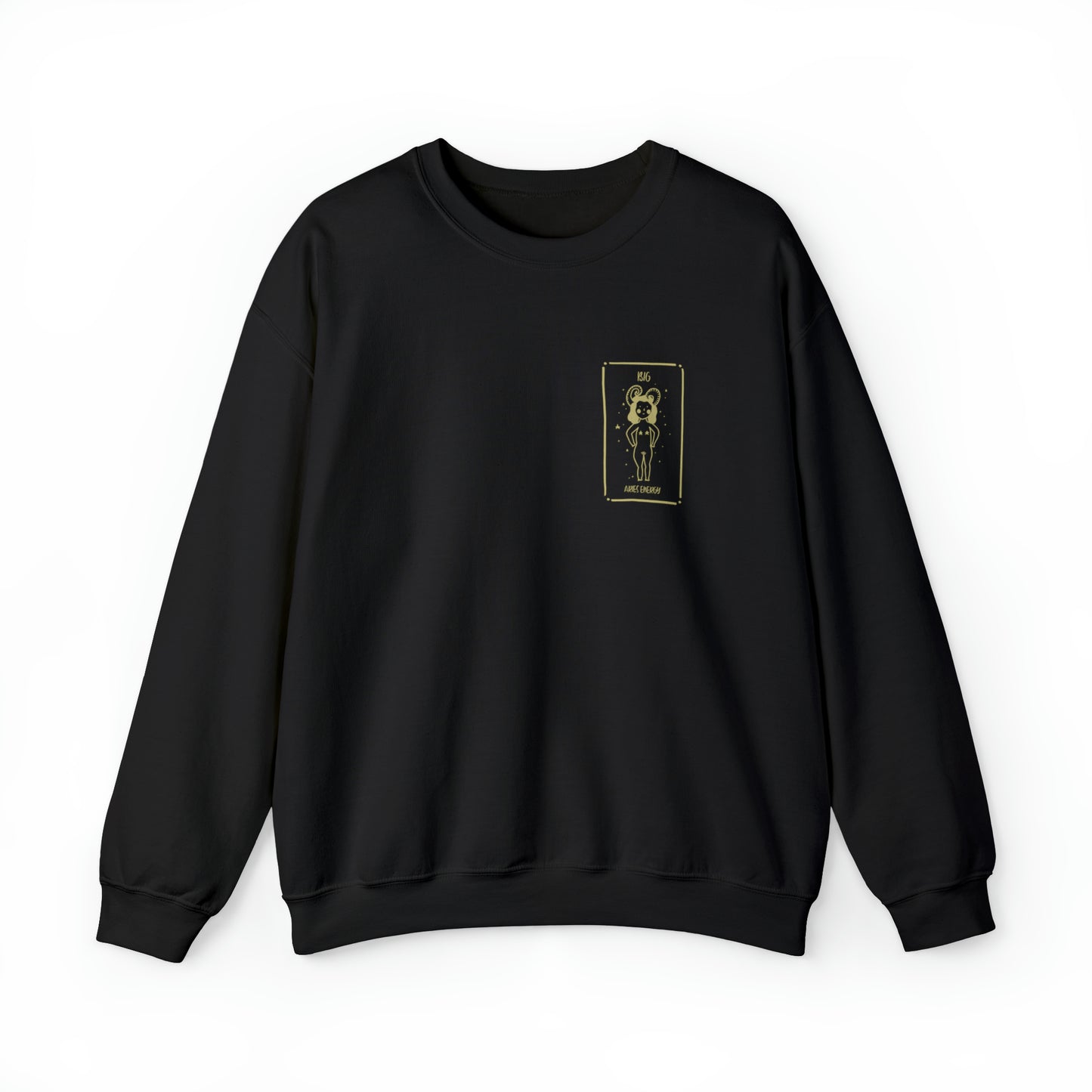 Big Aries Energy Zodiac Crewneck